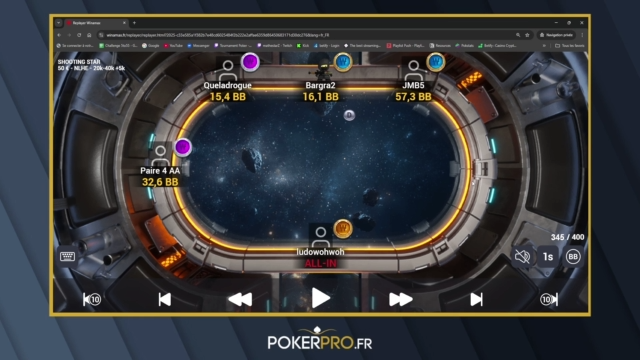 Matthew : Analyse de mains sur le format SpaceKO – Partie 6