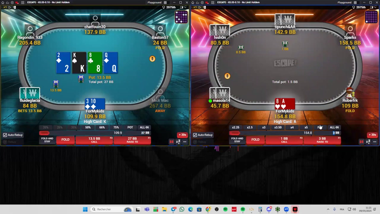 Bastien : Coaching Cash Game & SPIN — analyse des spots clés