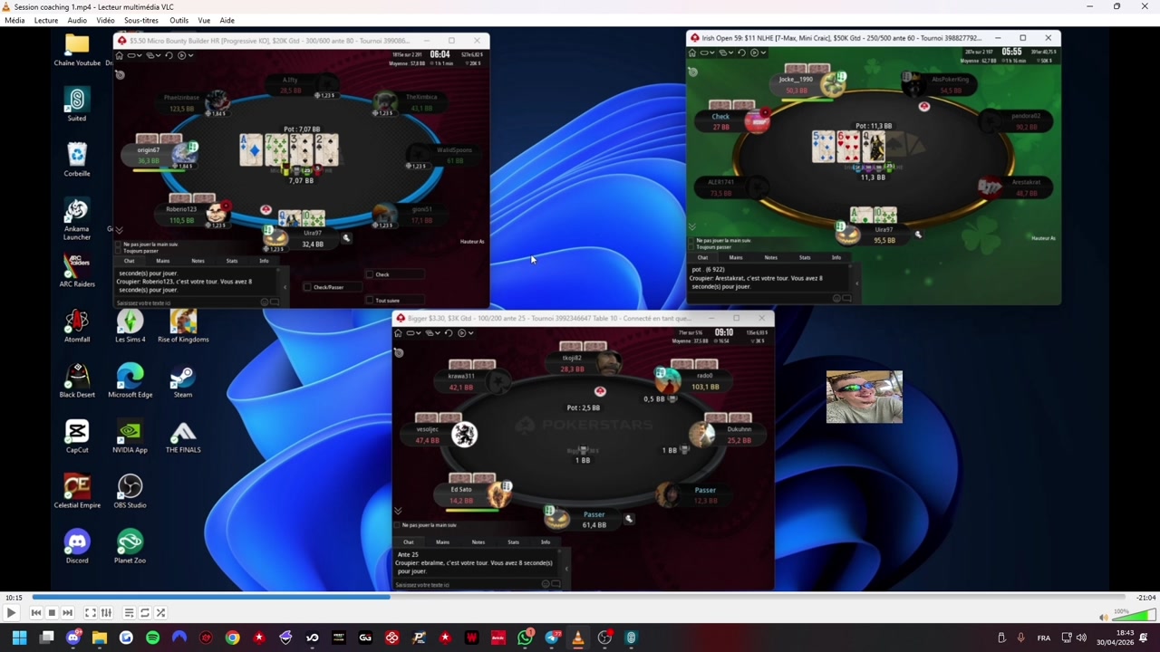 Matthew : Analyse stratégique d’un 11$ PokerStars – Review d’un abonné (P2)