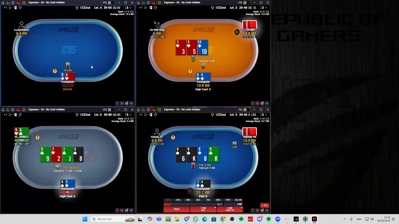 Bastien : Travail Technique en Cash Game & SPIN